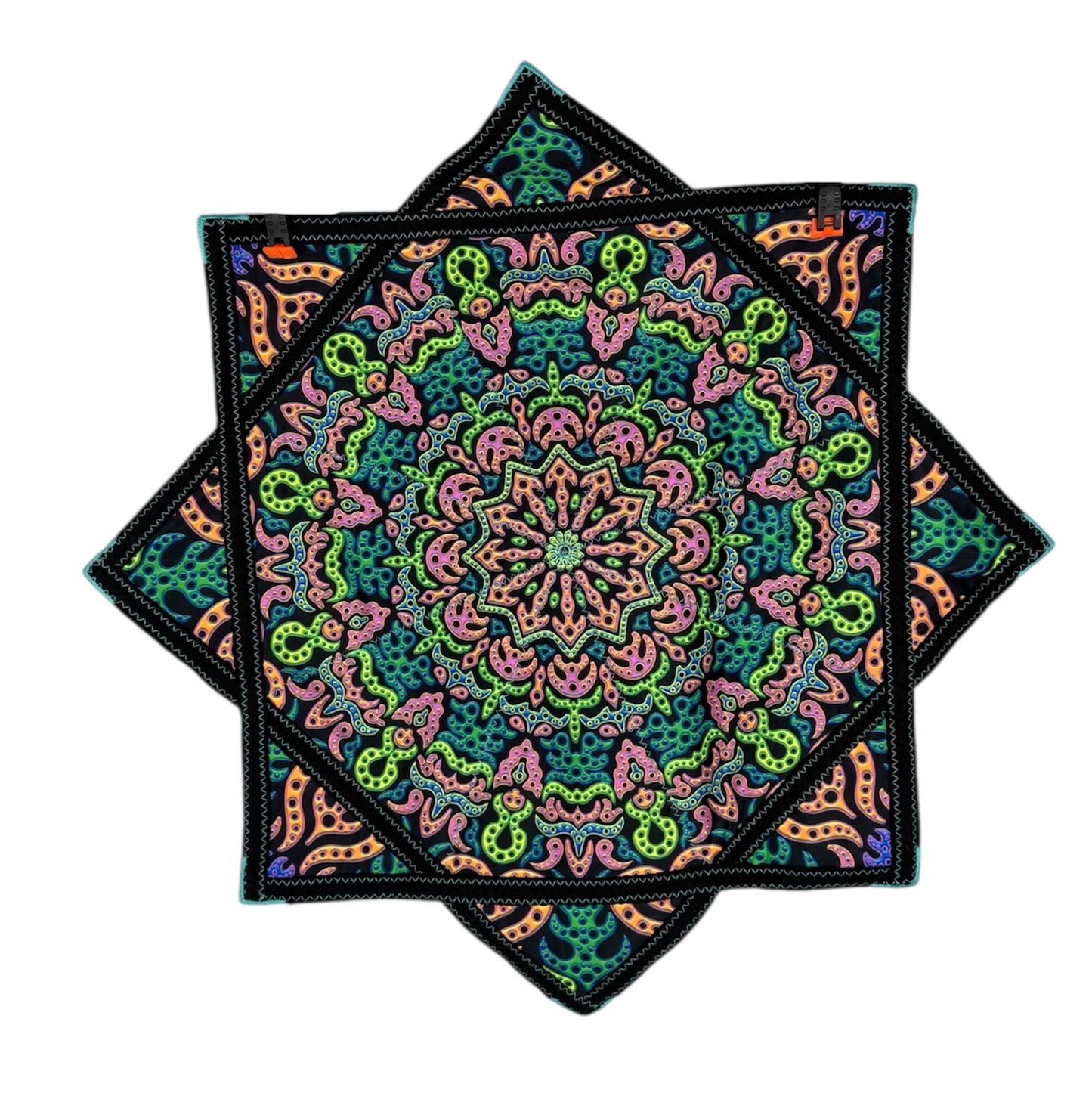 Mandala Flow Star - Double-Sided (UV Reactive)