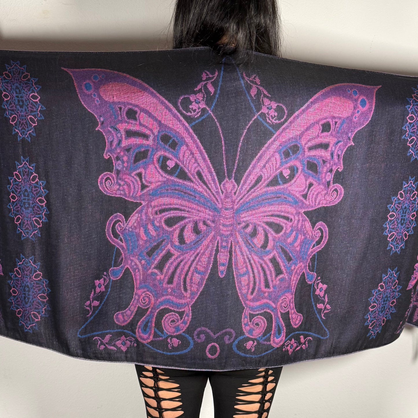Butterfly Pashmina (UV Reactive)