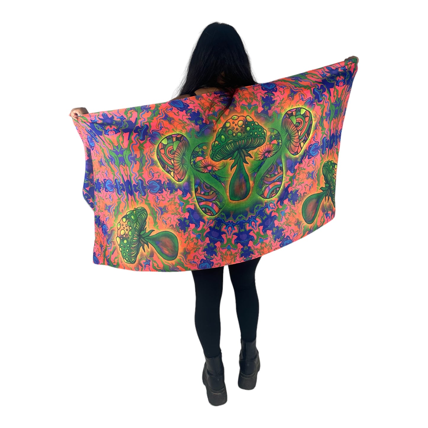 Mushroom Scarf (UV Reactive)