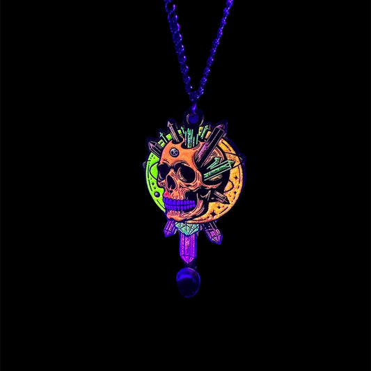 Skull Spoon Pendant (Glow in the Dark)