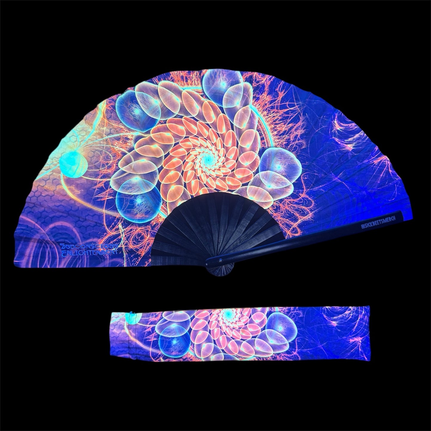 Wildfire Fan + Sleeve (UV Reactive)