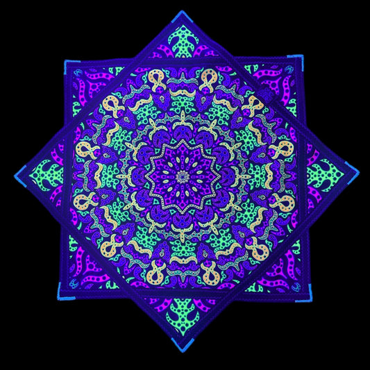Mandala Flow Star - Double-Sided (UV Reactive)