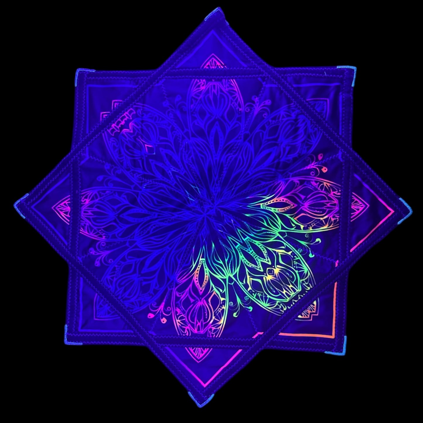 Butterfly Flow Star - Double-Sided (UV Reactive)