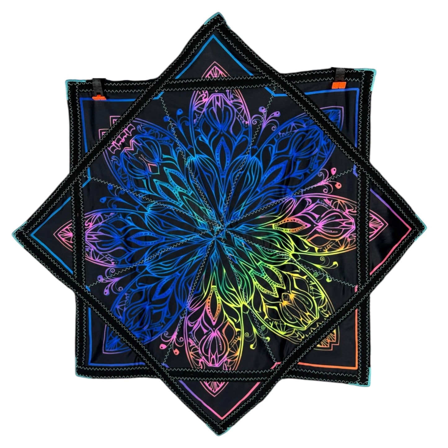 Butterfly Flow Star - Double-Sided (UV Reactive)