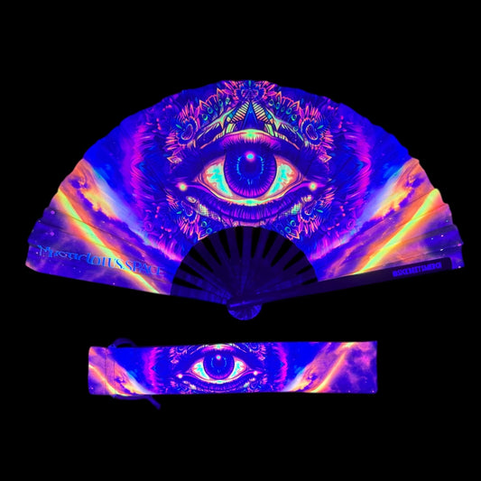 Eye See You Fan + Sleeve (UV Reactive)