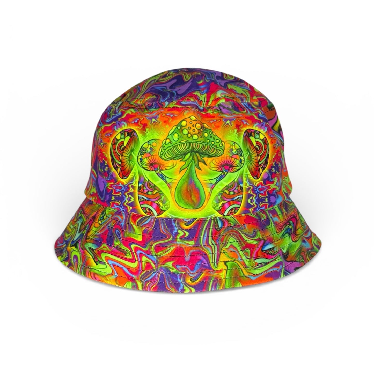 Mushroom Bucket Hat (UV Reactive) -  Standard & Large Sizes