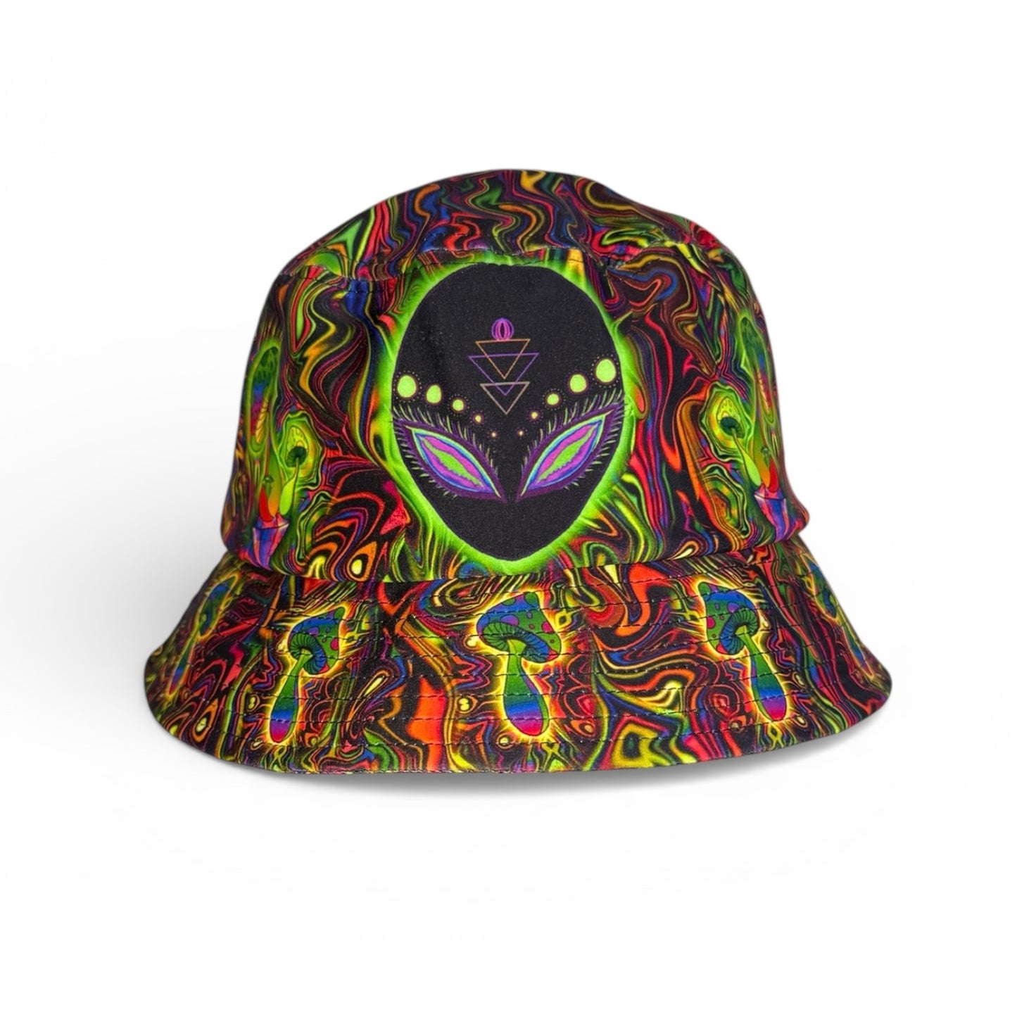 Alien Bucket Hat (UV Reactive) -  Standard & Large Sizes
