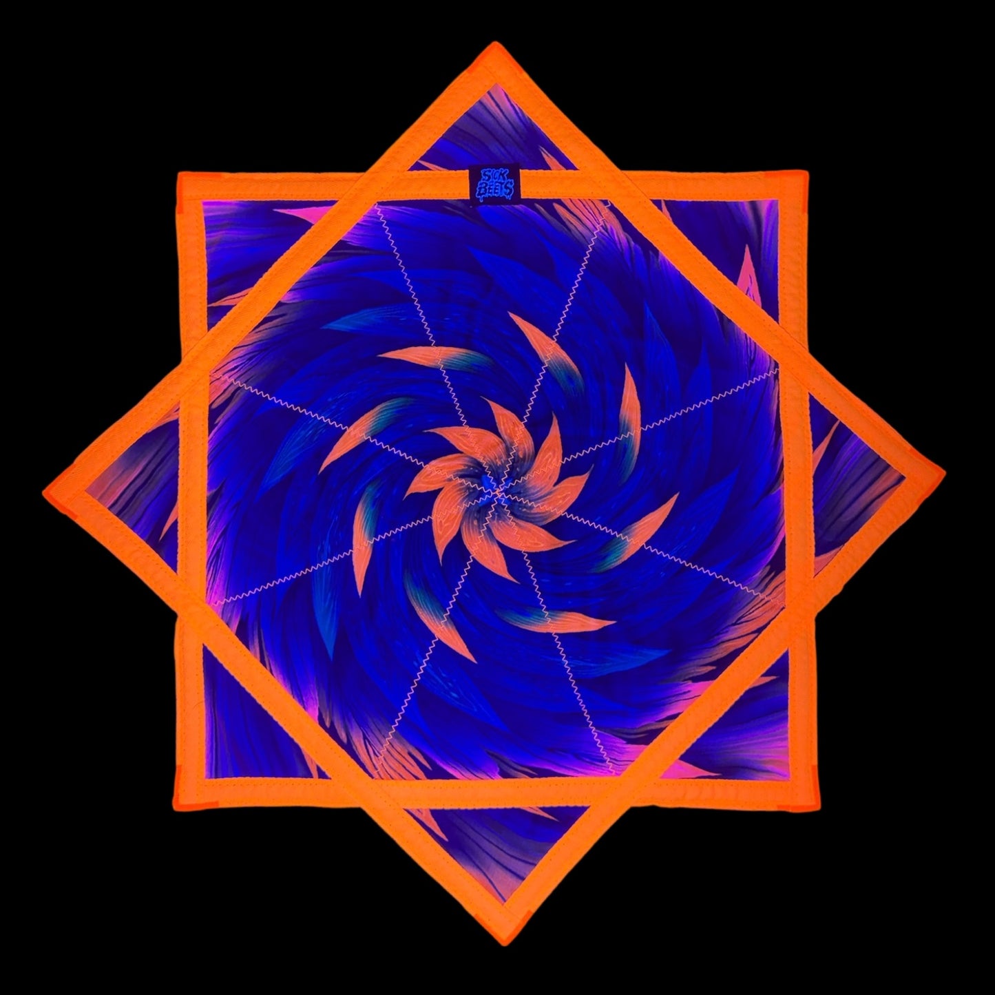 Vortex Bloom Flow Star - Double-Sided (UV Reactive)