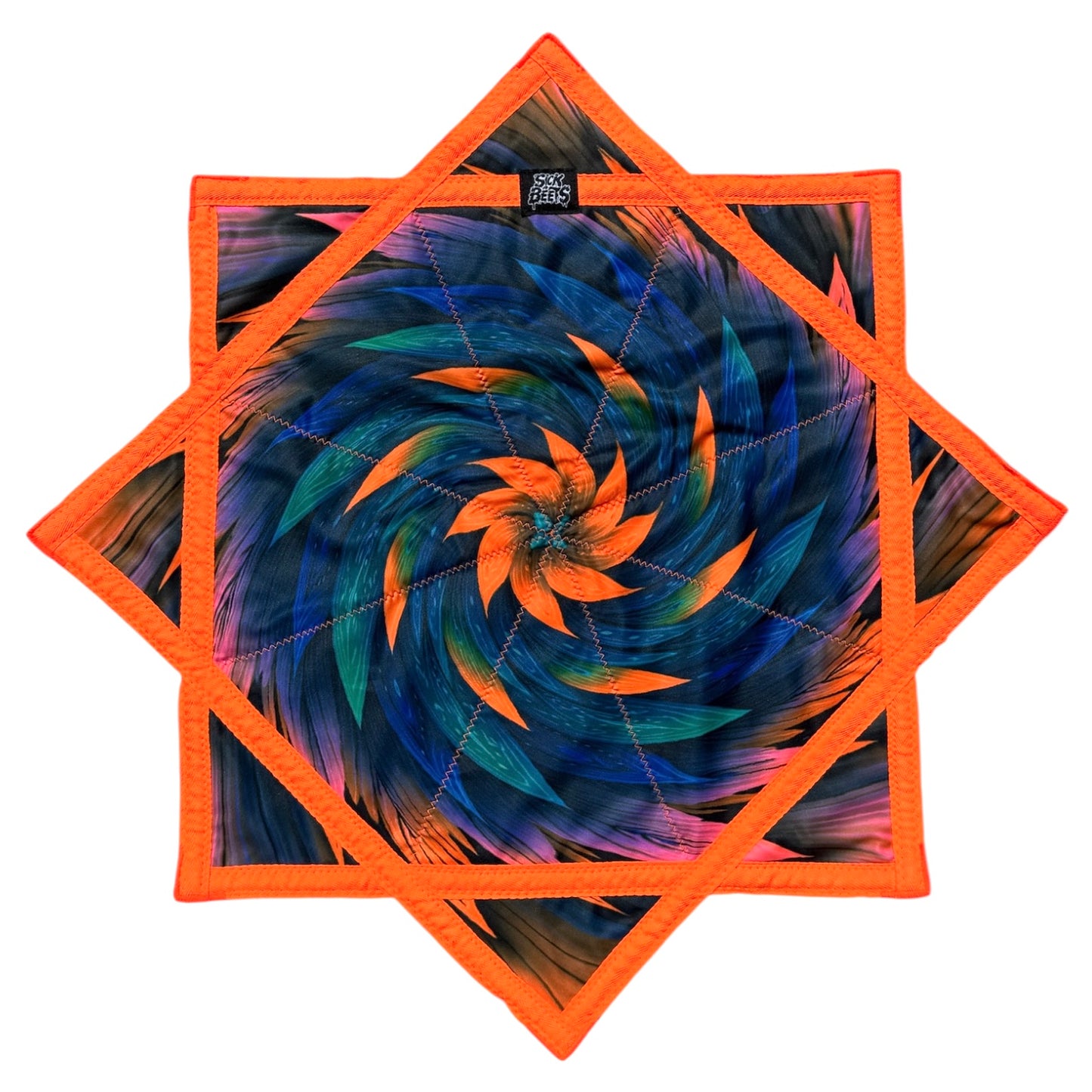 Vortex Bloom Flow Star - Double-Sided (UV Reactive)